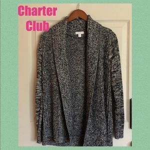 Charter Club Cardigan Excellent Used Condition, used a few minutes💖